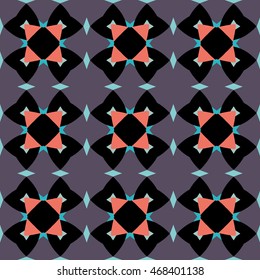 The endless texture.Vector ornaments. Abstract  geometric illustration. Pattern for UI-design, corporate style,  party invitation, greeting cards.