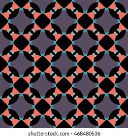 The endless texture.Vector ornaments. Abstract  geometric illustration. Pattern for UI-design, corporate style,  party invitation, greeting cards.