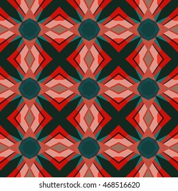 The endless texture.Vector ornaments. Abstract  geometric illustration. Pattern for UI-design, corporate style,  party invitation, greeting cards.