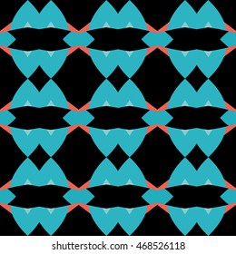 The endless texture.Vector ornaments. Abstract  geometric illustration. Pattern for UI-design, corporate style,  party invitation, greeting cards.