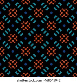 The endless texture.Vector ornaments. Abstract  geometric illustration. Pattern for UI-design, corporate style,  party invitation, greeting cards.