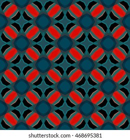The endless texture.Vector ornaments. Abstract  geometric illustration. Pattern for UI-design, corporate style,  party invitation, greeting cards.