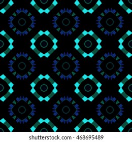 The endless texture.Vector ornaments. Abstract  geometric illustration. Pattern for UI-design, corporate style,  party invitation, greeting cards.