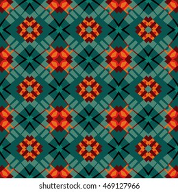 The endless texture.Vector ornaments. Abstract  geometric illustration. Pattern for UI-design, corporate style,  party invitation, greeting cards.