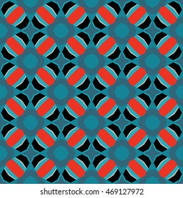 The endless texture.Vector ornaments. Abstract  geometric illustration. Pattern for UI-design, corporate style,  party invitation, greeting cards.