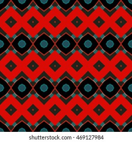 The endless texture.Vector ornaments. Abstract  geometric illustration. Pattern for UI-design, corporate style,  party invitation, greeting cards.