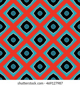 The endless texture.Vector ornaments. Abstract  geometric illustration. Pattern for UI-design, corporate style,  party invitation, greeting cards.