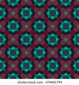 The endless texture.Vector ornaments. Abstract  geometric illustration. Pattern for UI-design, corporate style,  party invitation, greeting cards.