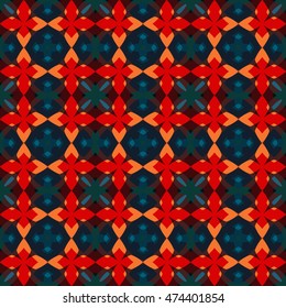 The endless texture.Vector ornaments. Abstract  geometric illustration. Pattern for UI-design, corporate style,  party invitation, greeting cards.