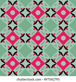 The endless texture.Vector ornaments. Abstract  geometric illustration. Pattern for website, corporate style,  party invitation, wallpaper.