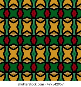 The endless texture.Vector ornaments. Abstract  geometric illustration. Pattern for website, corporate style,  party invitation, wallpaper.