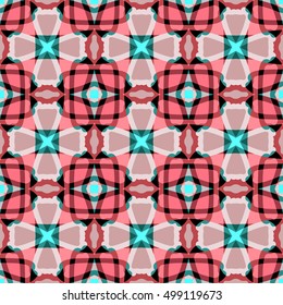 The endless texture.Vector ornaments. Abstract  geometric illustration. Pattern for website, corporate style,  party invitation, wallpaper.