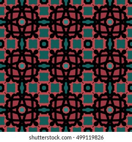 The endless texture.Vector ornaments. Abstract  geometric illustration. Pattern for website, corporate style,  party invitation, wallpaper.