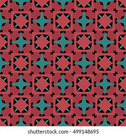 The endless texture.Vector ornaments. Abstract  geometric illustration. Pattern for website, corporate style,  party invitation, wallpaper.