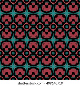 The endless texture.Vector ornaments. Abstract  geometric illustration. Pattern for website, corporate style,  party invitation, wallpaper.
