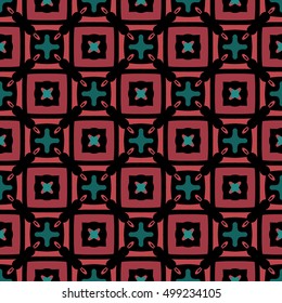 The endless texture.Vector ornaments. Abstract  geometric illustration. Pattern for website, corporate style,  party invitation, wallpaper.