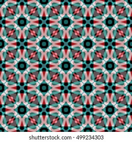 The endless texture.Vector ornaments. Abstract  geometric illustration. Pattern for website, corporate style,  party invitation, wallpaper.