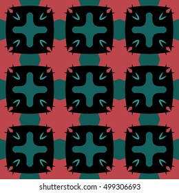 The endless texture.Vector ornaments. Abstract  geometric illustration. Pattern for website, corporate style,  party invitation, wallpaper.