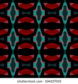 The endless texture.Vector ornaments. Abstract  geometric illustration. Pattern for website, corporate style,  party invitation, wallpaper.