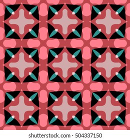 The endless texture.Vector ornaments. Abstract  geometric illustration. Pattern for website, corporate style,  party invitation, wallpaper.