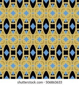 The endless texture.Vector ornaments. Abstract geometric illustration. Pattern for website, corporate style, party invitation, wallpaper.