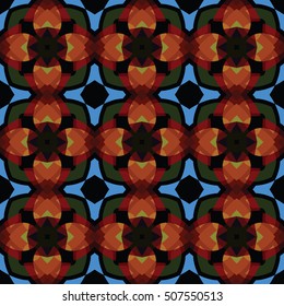 The endless texture.Vector ornaments. Abstract geometric illustration. Pattern for website, corporate style, party invitation, wallpaper.