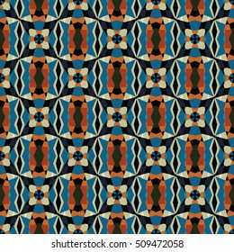The endless texture.Vector ornaments. Abstract geometric illustration. Pattern for website, corporate style, party invitation, wallpaper.