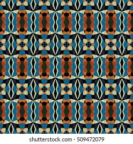 The endless texture.Vector ornaments. Abstract geometric illustration. Pattern for website, corporate style, party invitation, wallpaper.