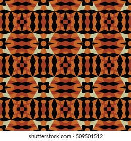 The endless texture.Vector ornaments. Abstract geometric illustration. Pattern for website, corporate style, party invitation, wallpaper.