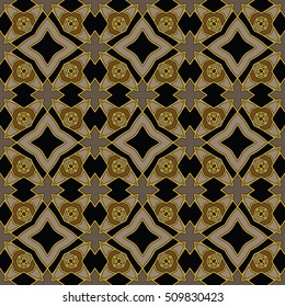 The endless texture.Vector ornaments. Abstract geometric illustration. Pattern for website, corporate style, party invitation, wallpaper.