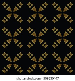 The endless texture.Vector ornaments. Abstract geometric illustration. Pattern for website, corporate style, party invitation, wallpaper.