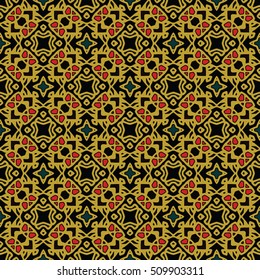 The endless texture.Vector ornaments. Abstract geometric illustration. Pattern for website, corporate style, party invitation, wallpaper.