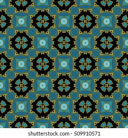 The endless texture.Vector ornaments. Abstract geometric illustration. Pattern for website, corporate style, party invitation, wallpaper.