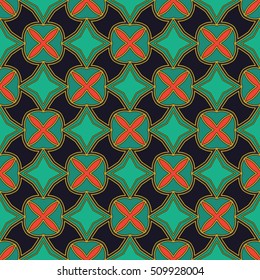 The endless texture.Vector ornaments. Abstract geometric illustration. Pattern for website, corporate style, party invitation, wallpaper.
