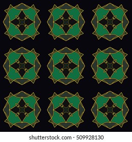 The endless texture.Vector ornaments. Abstract geometric illustration. Pattern for website, corporate style, party invitation, wallpaper.
