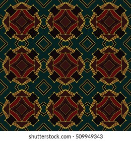 The endless texture.Vector ornaments. Abstract geometric illustration. Pattern for website, corporate style, party invitation, wallpaper.