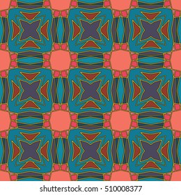 The endless texture.Vector ornaments. Abstract geometric illustration. Pattern for website, corporate style, party invitation, wallpaper.