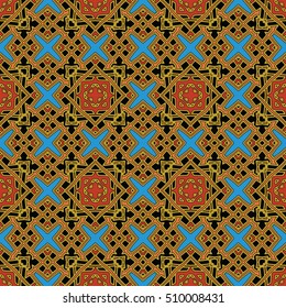 The endless texture.Vector ornaments. Abstract geometric illustration. Pattern for website, corporate style, party invitation, wallpaper.