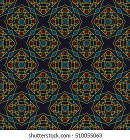 The endless texture.Vector ornaments. Abstract geometric illustration. Pattern for website, corporate style, party invitation, wallpaper.