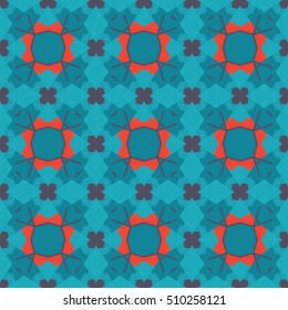 The endless texture.Vector ornaments. Abstract geometric illustration. Pattern for website, corporate style, party invitation, wallpaper.