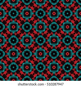 The endless texture.Vector ornaments. Abstract geometric illustration. Pattern for website, corporate style, party invitation, wallpaper.