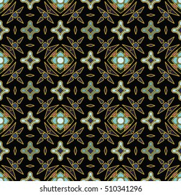 The endless texture.Vector ornaments. Abstract geometric illustration. Pattern for website, corporate style, party invitation, wallpaper.