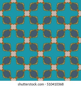 The endless texture.Vector ornaments. Abstract geometric illustration. Pattern for website, corporate style, party invitation, wallpaper.