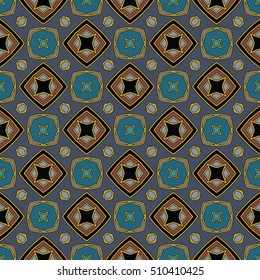 The endless texture.Vector ornaments. Abstract geometric illustration. Pattern for website, corporate style, party invitation, wallpaper.