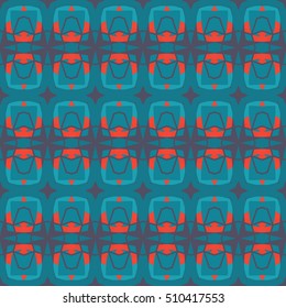 The endless texture.Vector ornaments. Abstract geometric illustration. Pattern for website, corporate style, party invitation, wallpaper.