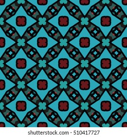 The endless texture.Vector ornaments. Abstract geometric illustration. Pattern for website, corporate style, party invitation, wallpaper.