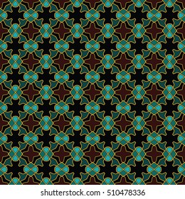 The endless texture.Vector ornaments. Abstract geometric illustration. Pattern for website, corporate style, party invitation, wallpaper.