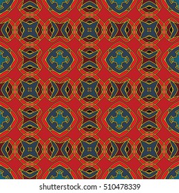 The endless texture.Vector ornaments. Abstract geometric illustration. Pattern for website, corporate style, party invitation, wallpaper.