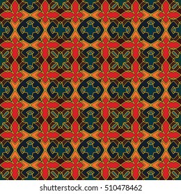 The endless texture.Vector ornaments. Abstract geometric illustration. Pattern for website, corporate style, party invitation, wallpaper.