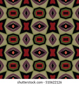 The endless texture.Vector ornaments. Abstract geometric illustration. Pattern for website, corporate style, party invitation, wallpaper.